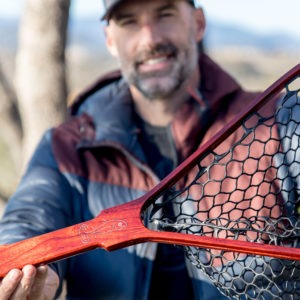 How to build a wood landing net for fly fishing for trout