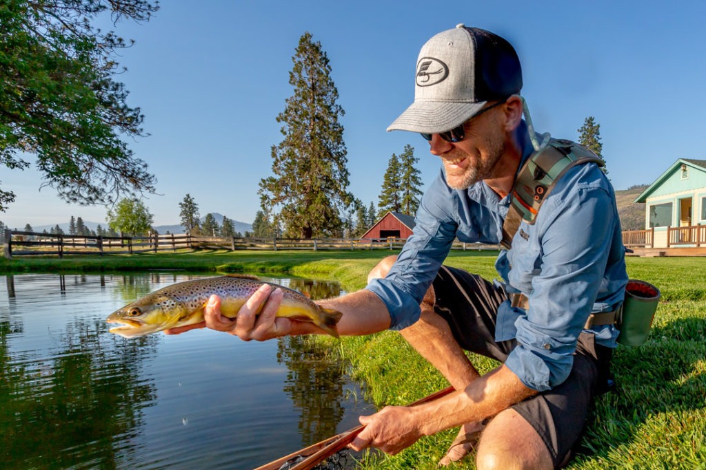 Hat Creek Ranch property for sale with fly fishing in two ponds and Hat Creek